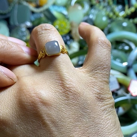 和田玉戒指未镶嵌