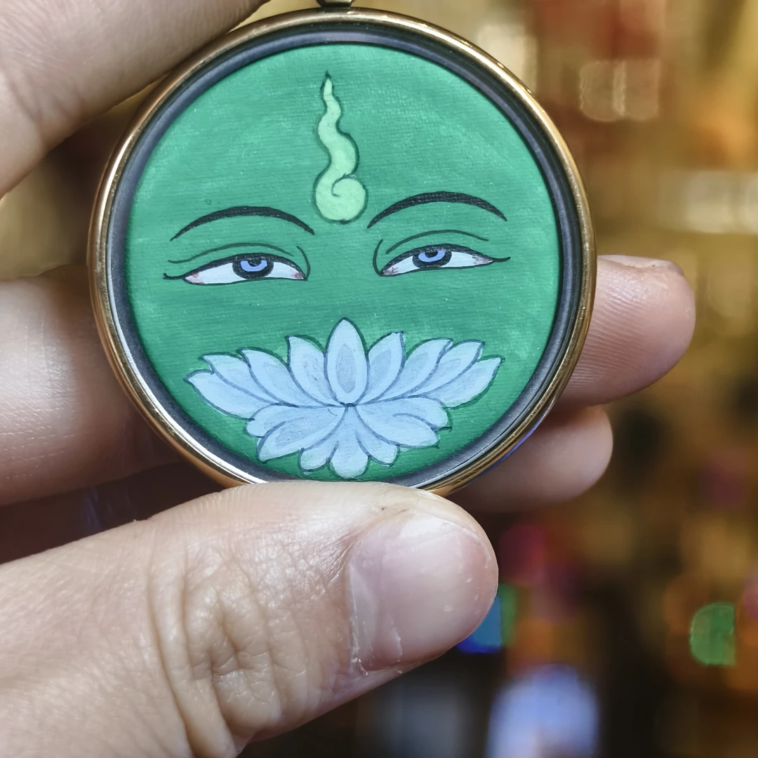 绿妈妈热贡纯手绘