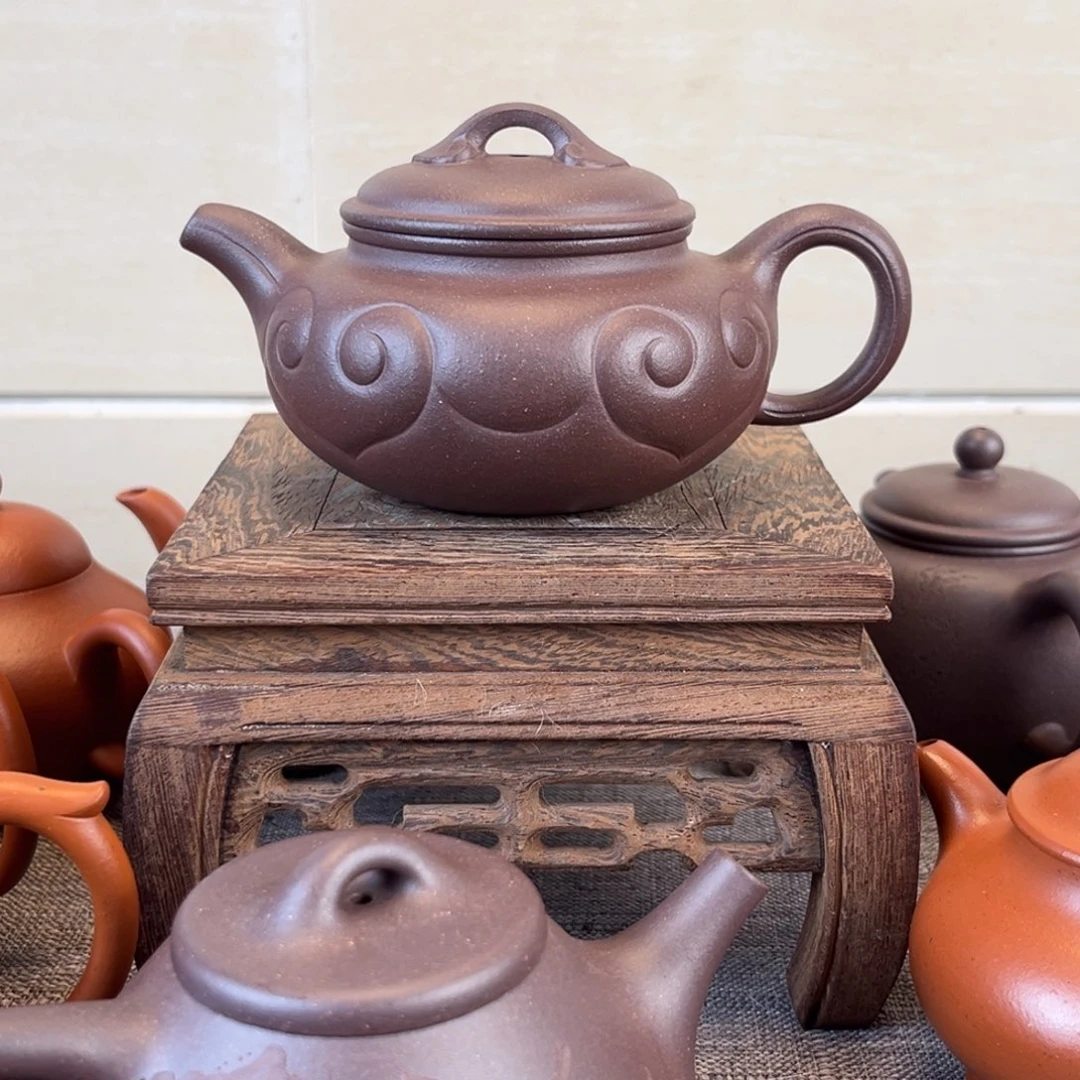 任***大茶壶紫砂宜兴紫砂壶全手工艺