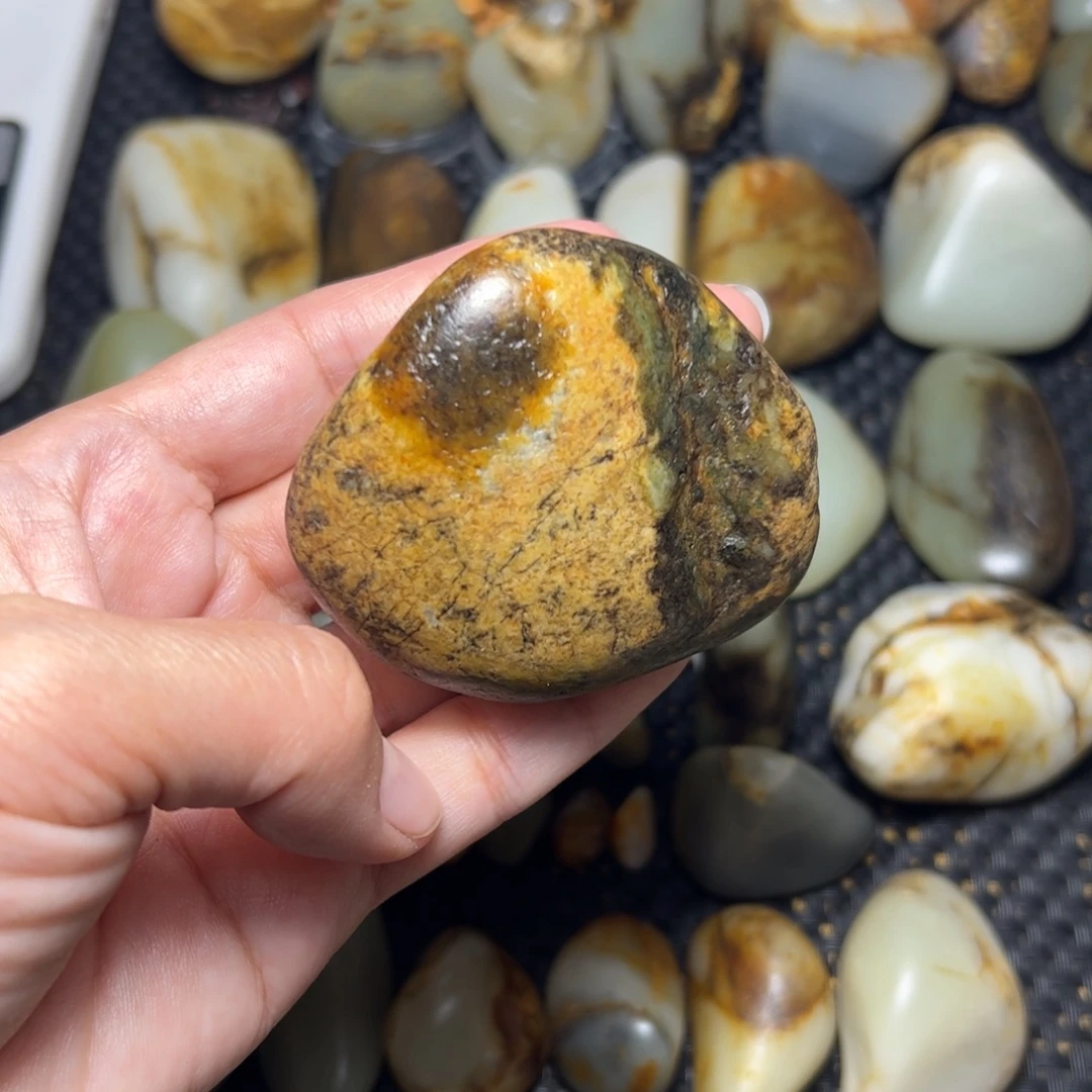 和田玉未镶嵌挂件A62