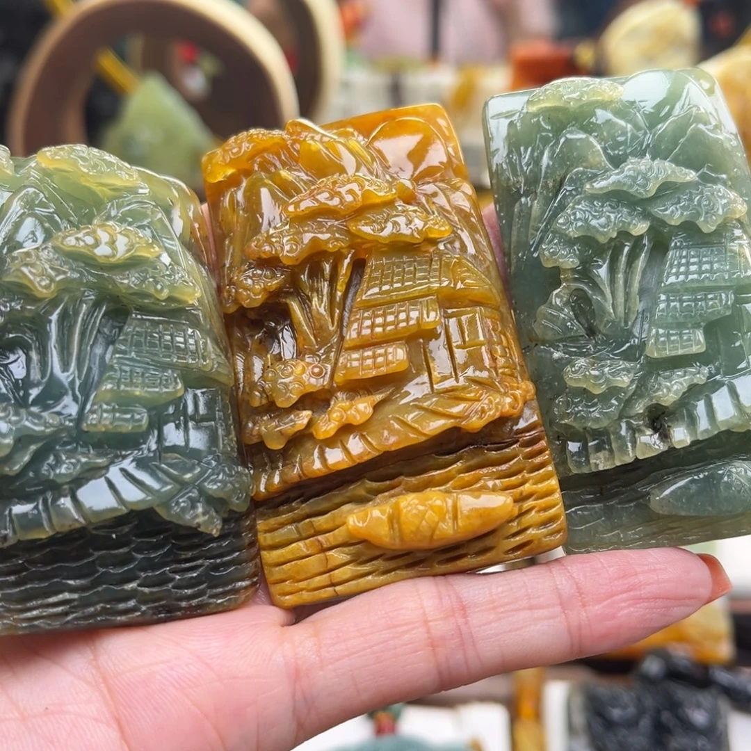 Z***店岫玉未镶嵌挂件挂件