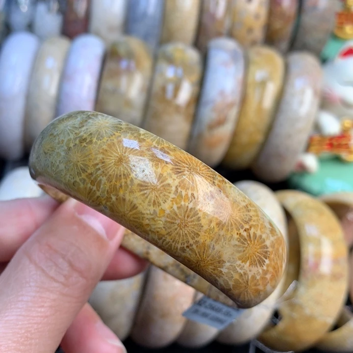 【闪购商品】硅化珊瑚（珊瑚玉）手镯未镶嵌55+