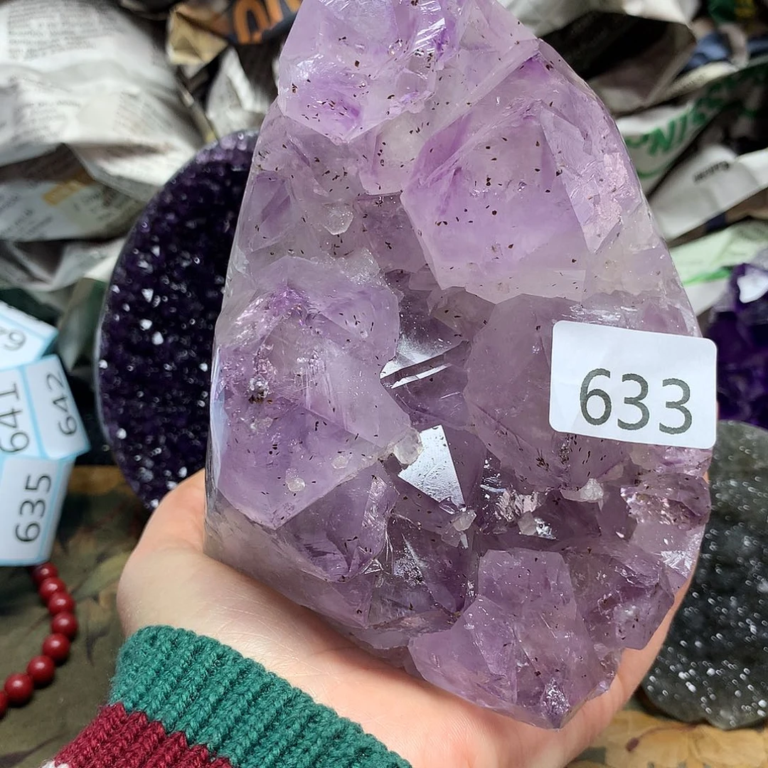 紫晶大型摆件（非配饰）未镶嵌心****1