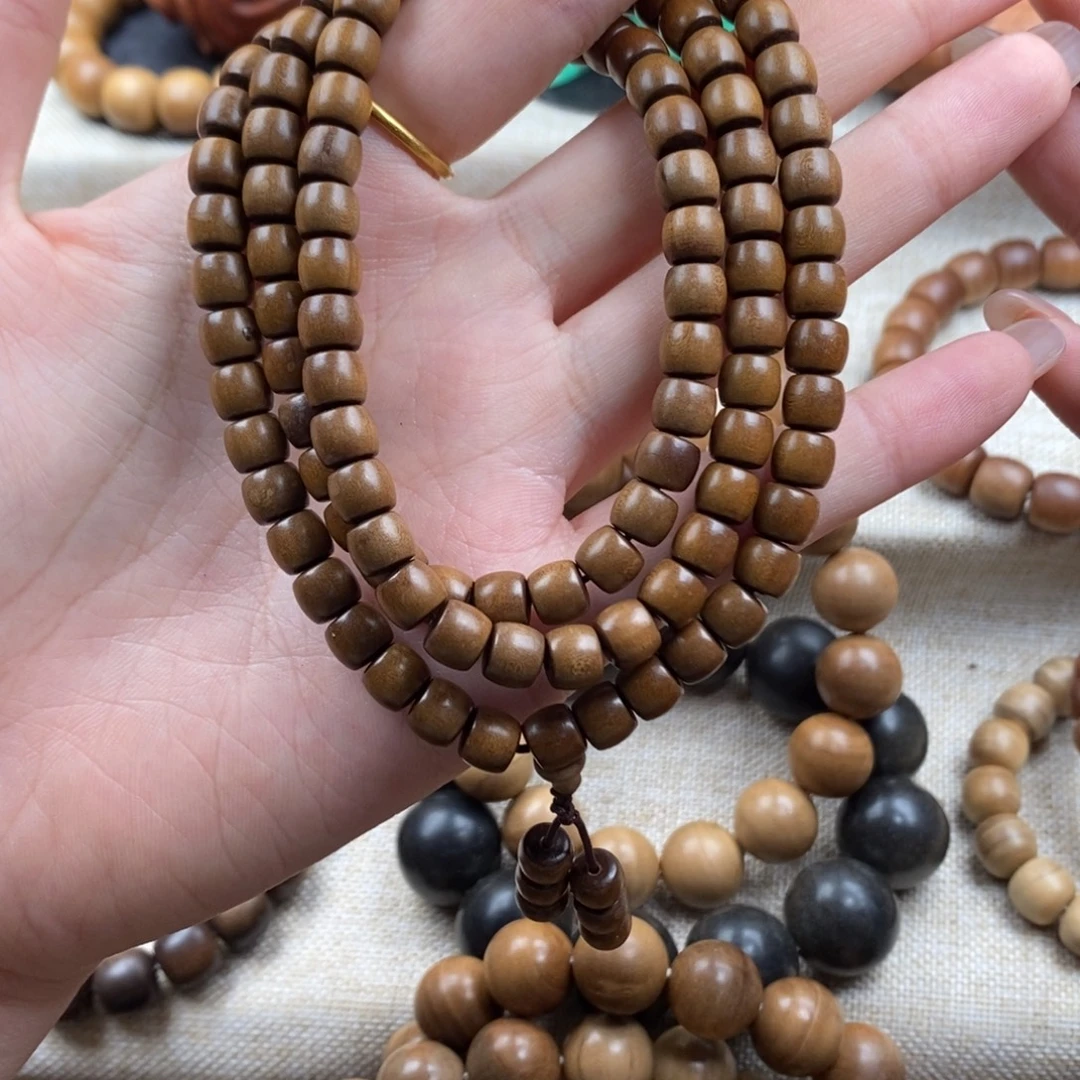 檀香木手串/手链迈索尔，老山檀香，奶香味0607