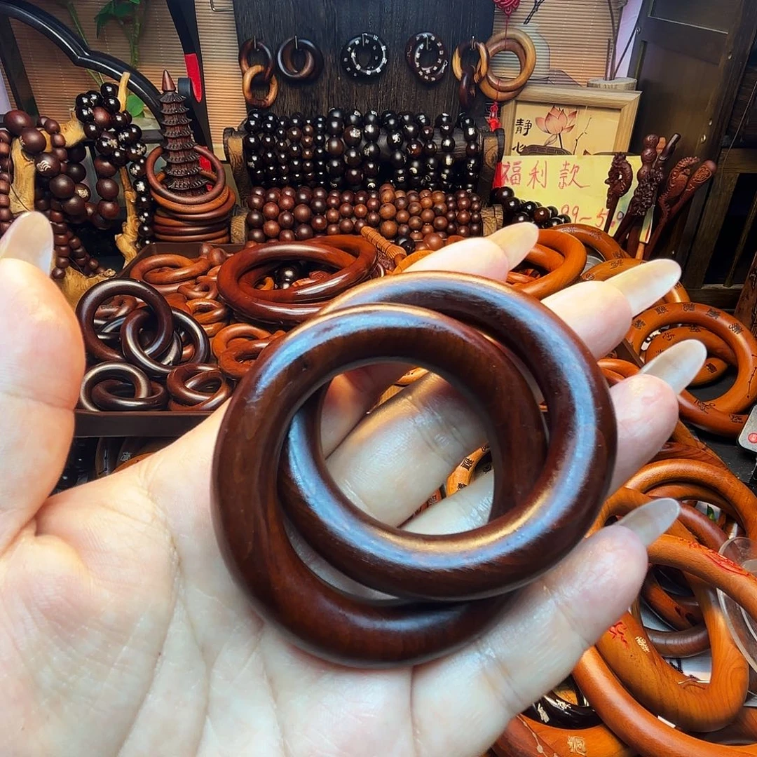 木枣木老料40圈口乾坤圈福利款带雷焦