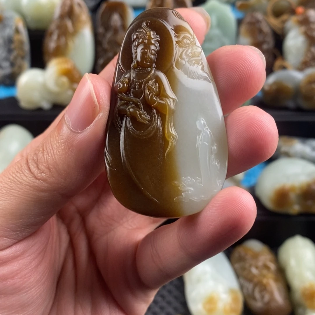 和田玉挂件未镶嵌潇*