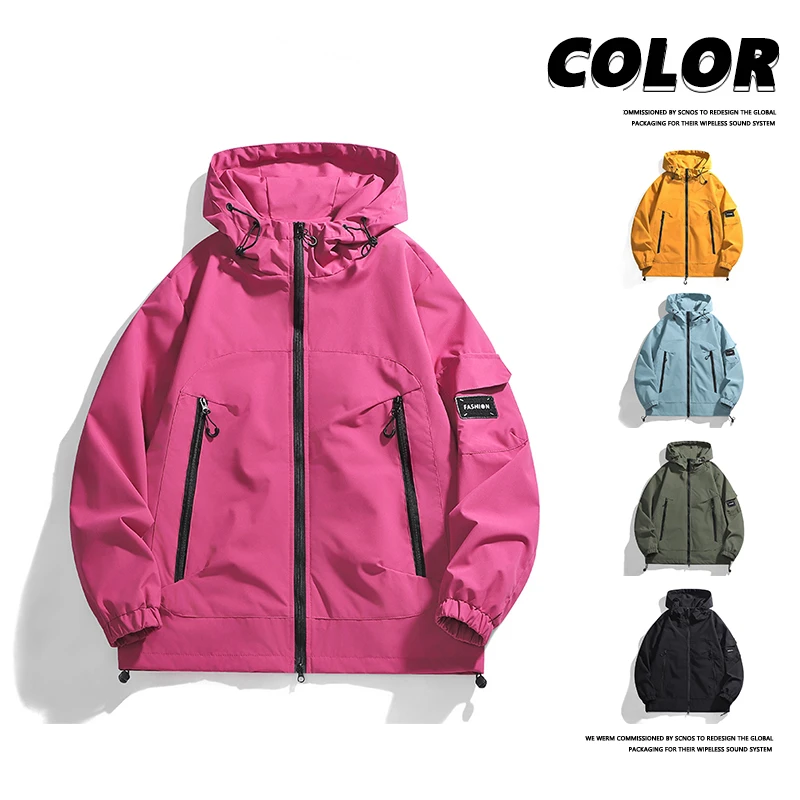 多巴胺户外防风外套2025年春季新款帅美3M2