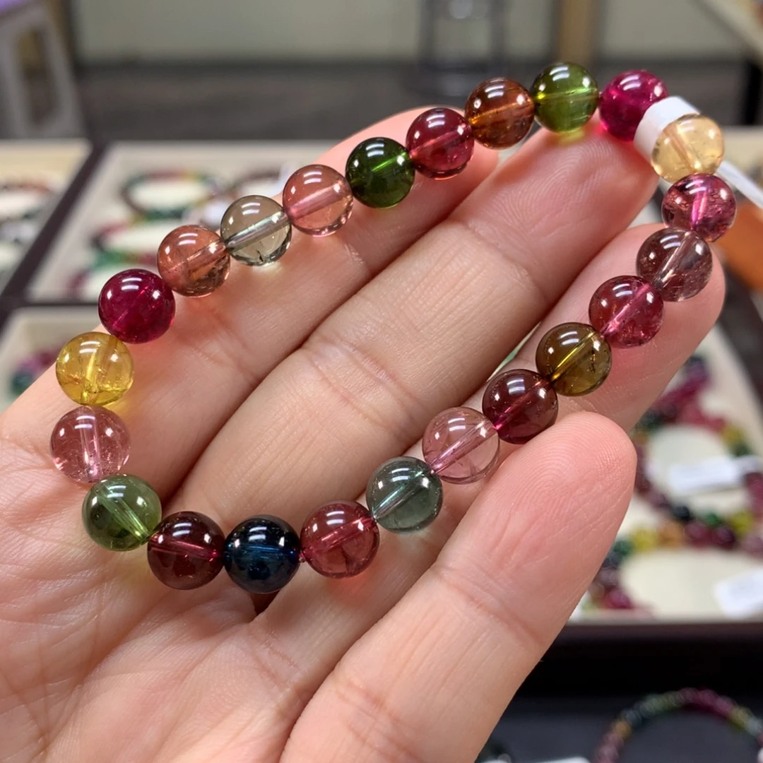 手链碧玺未镶嵌8.2左右