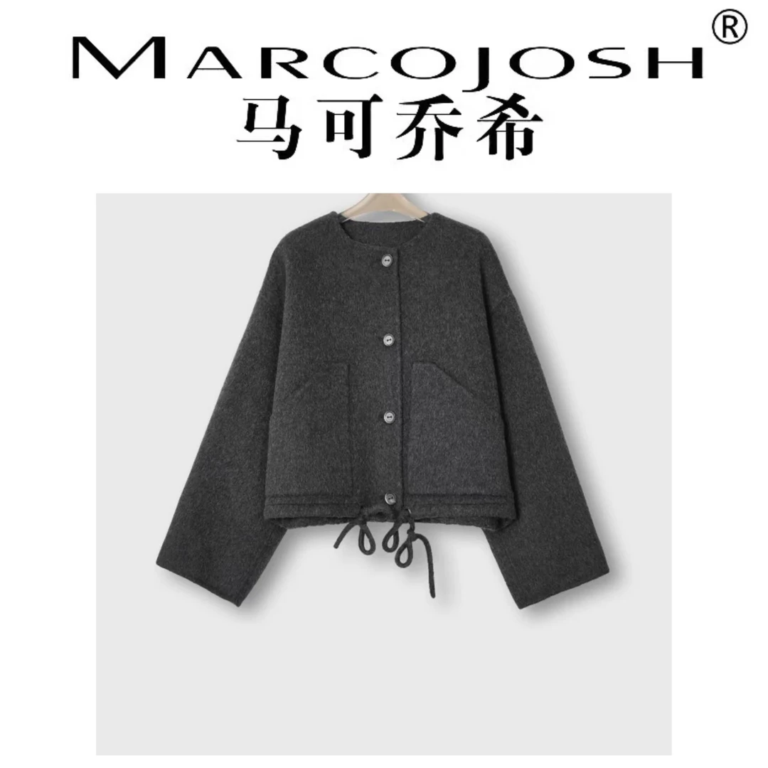 MARCOJOSH/马可乔希2024秋冬款轻国风中式韩版双面新年战袍6253