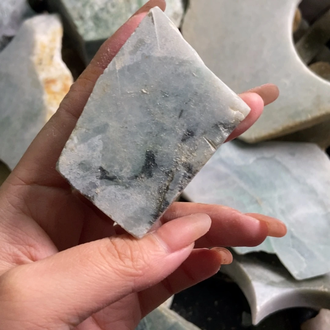 翡翠未镶嵌挂件天然翡翠