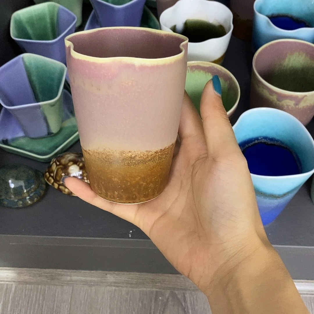 景德镇高温陶瓷可乐杯