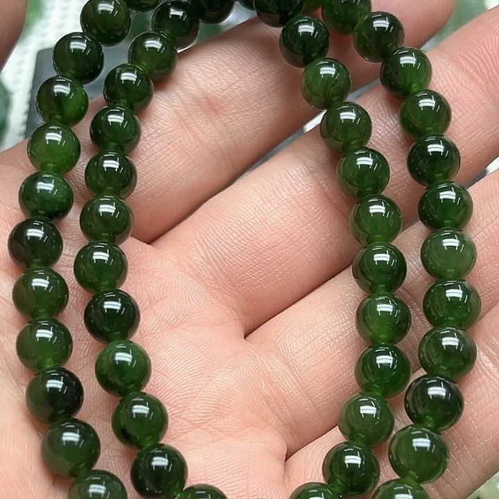 和田玉（碧玉）项链未镶嵌