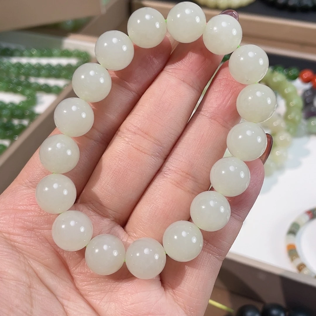 和田玉手链未镶嵌12