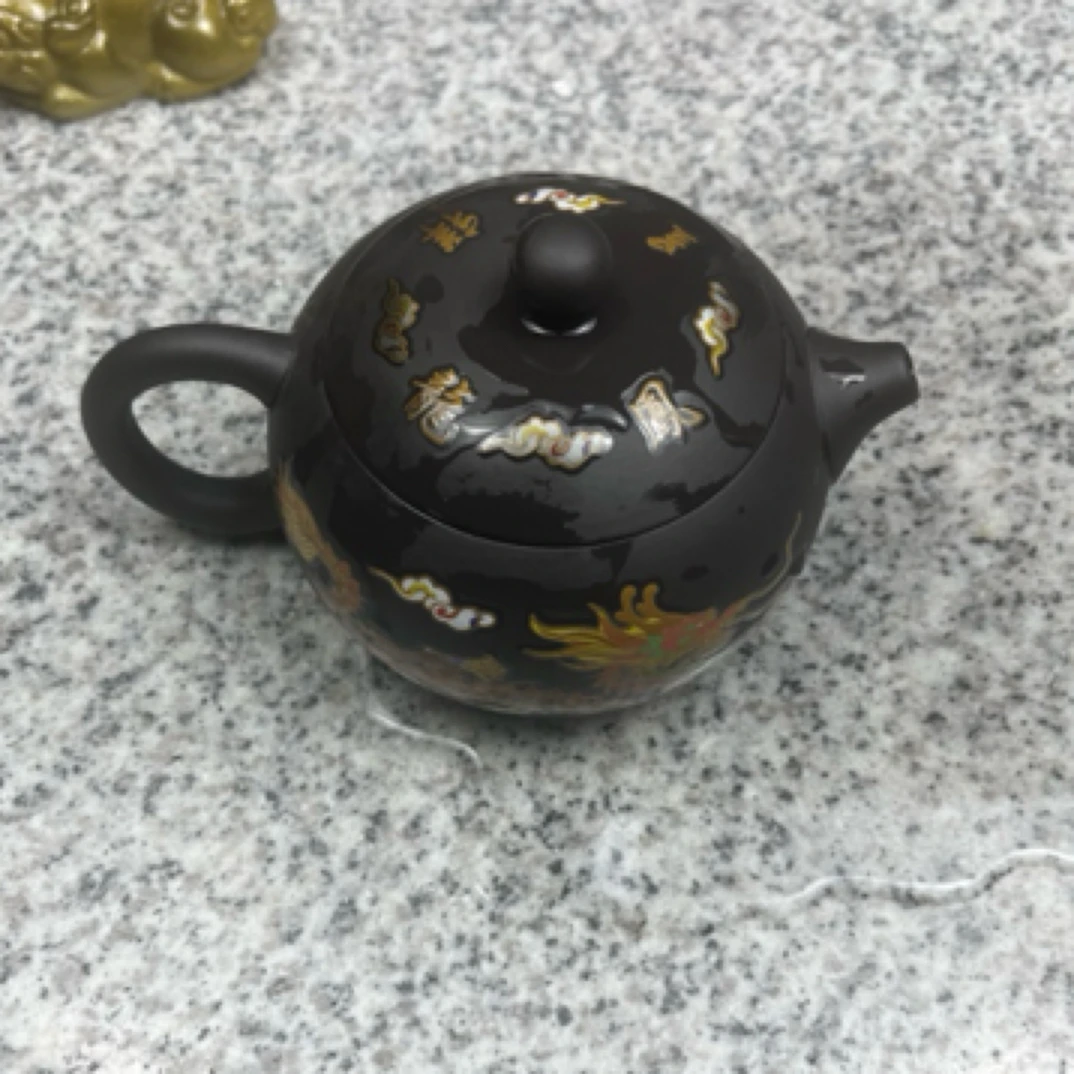 龙凤西施变色凤鸣单壶