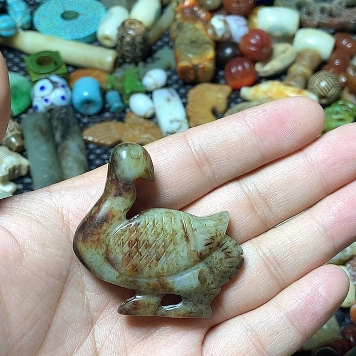 落***花和田玉未镶嵌颈饰79