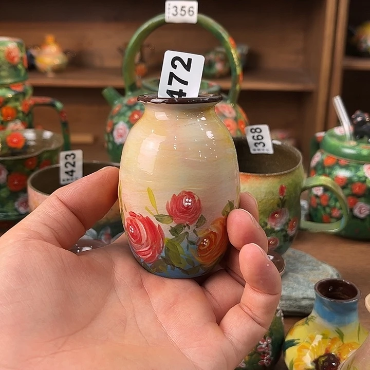 纯纯莫奈油画风纯纯莫奈油画风花瓶