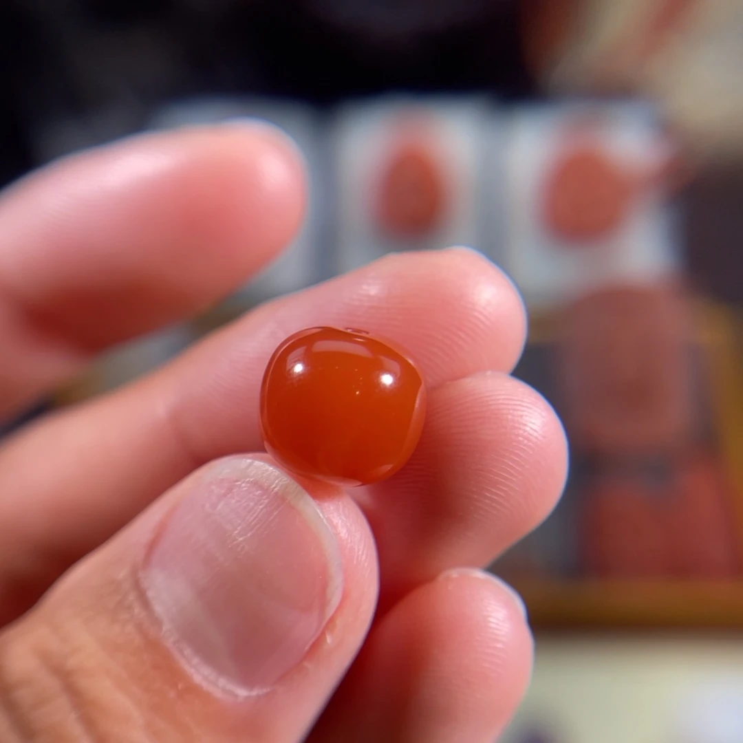 小***⁷南红玛瑙未镶嵌老型珠10.5