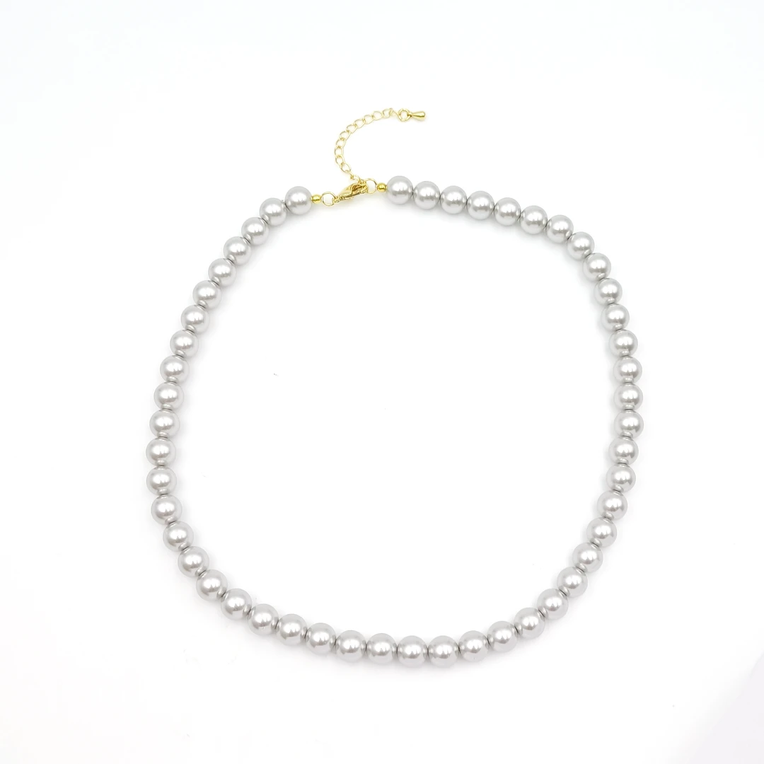 铜合金合成锆石项链 WRSS-001021 项链气质小众百搭时尚