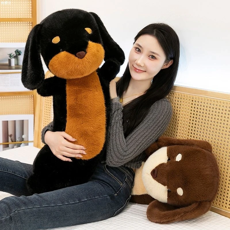 可爱腊肠狗公仔毛绒玩具抱枕布娃娃玩偶睡觉抱枕床上女生日礼物