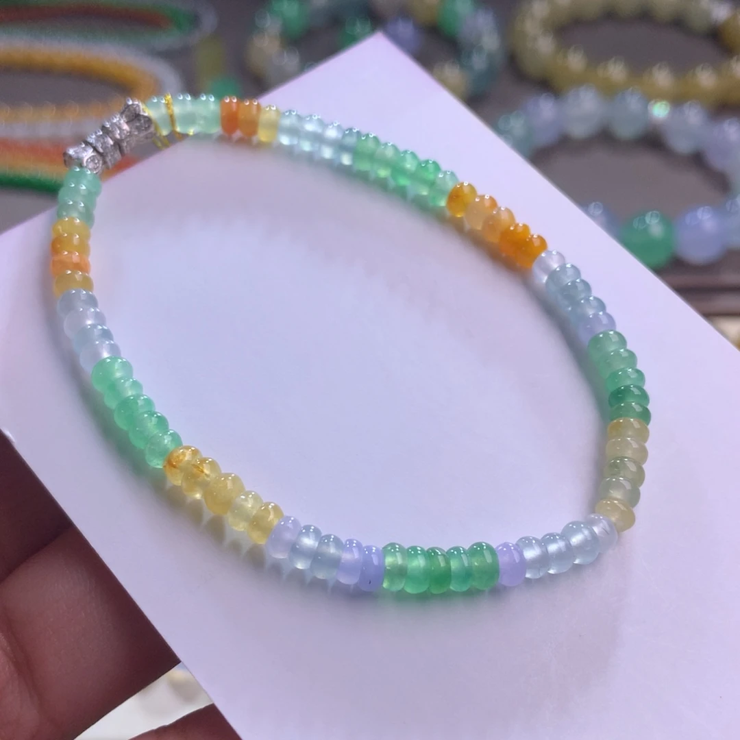翡翠未镶嵌手链卡4