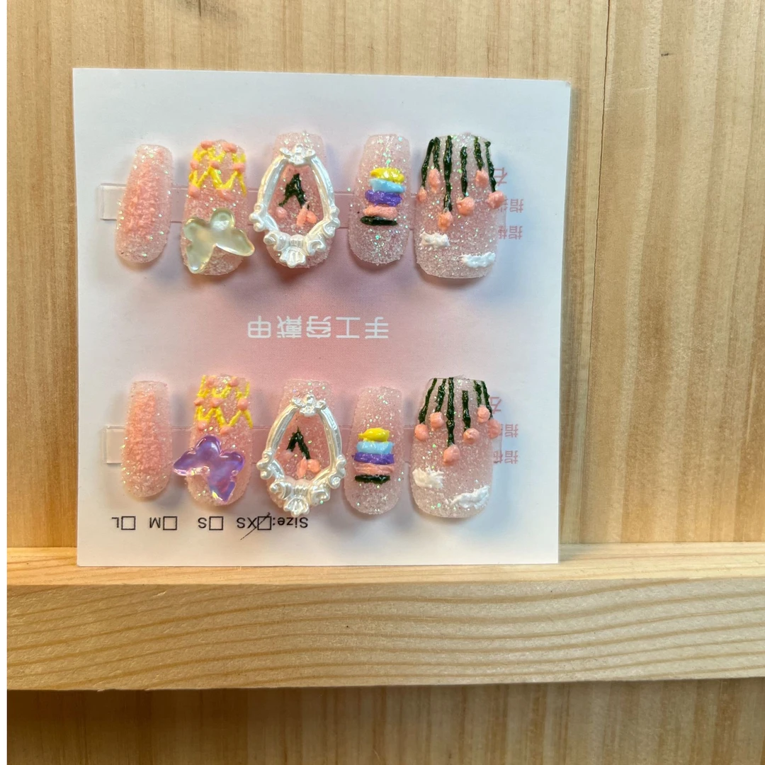 纯手工穿戴甲15（关注灯牌宋盒子+工具包）