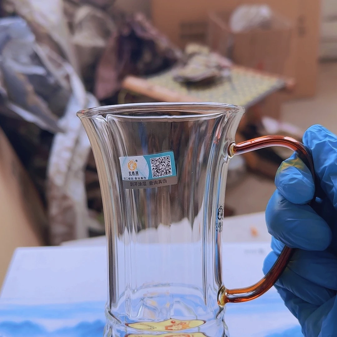 高硼硅玻璃茶水分离款L21 一对