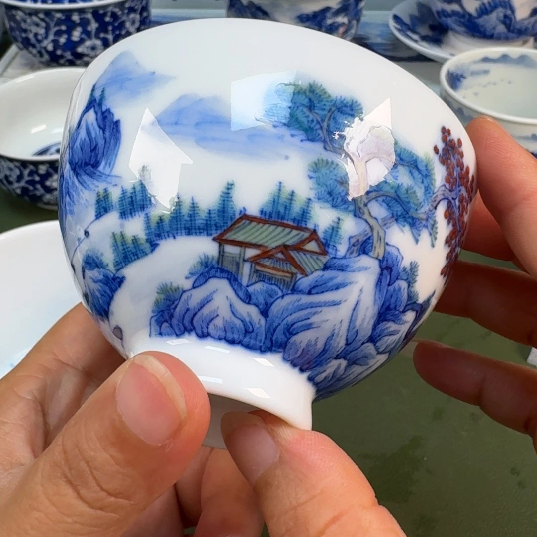景德镇纯手绘茶具圆圆219