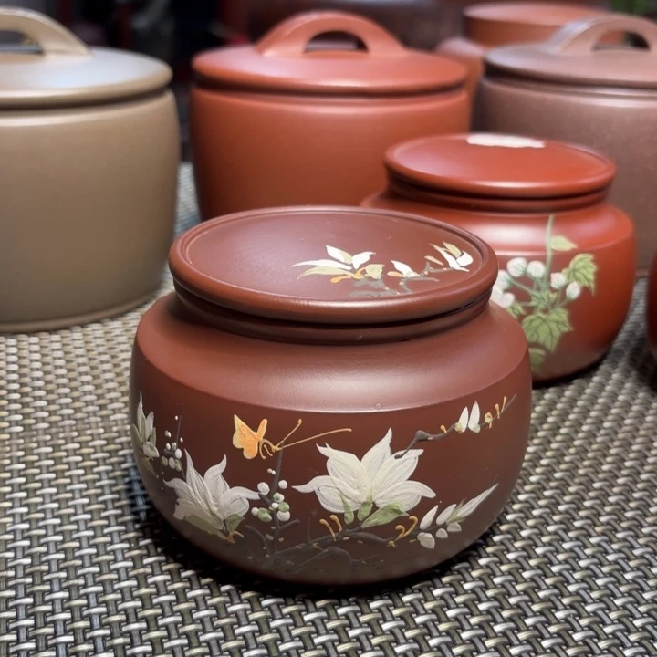 紫砂茶叶罐中高端紫砂茶叶罐