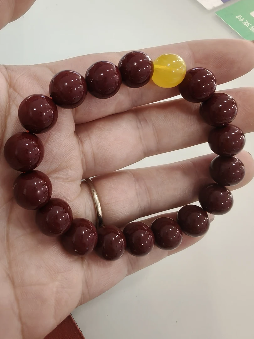 含辰砂工艺品【宠粉专享】紫晶砂蜜蜡手串 男女同款