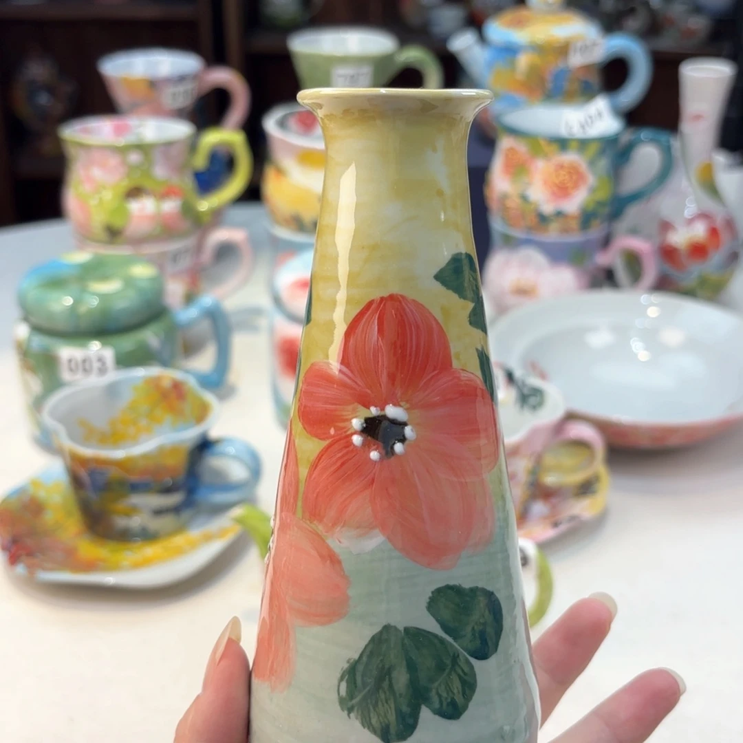 景德镇手绘高温釉下彩陶瓷茶具