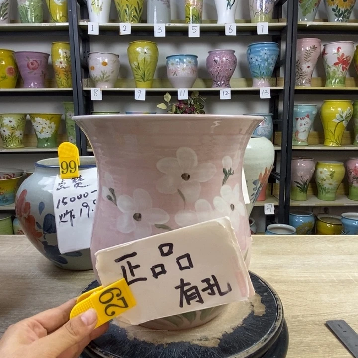 景德镇高温陶瓷花盆