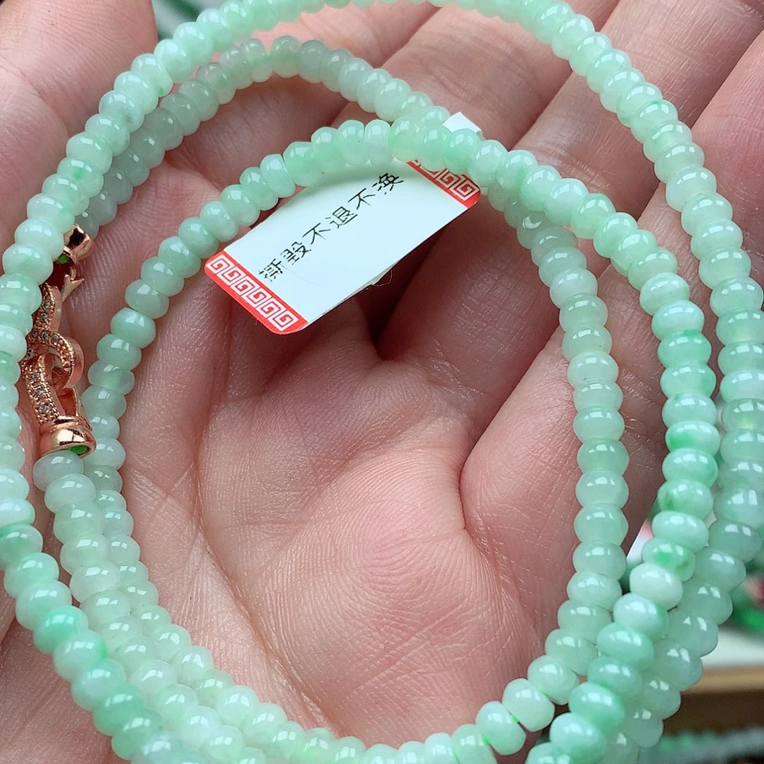 翡翠未镶嵌项链翡翠