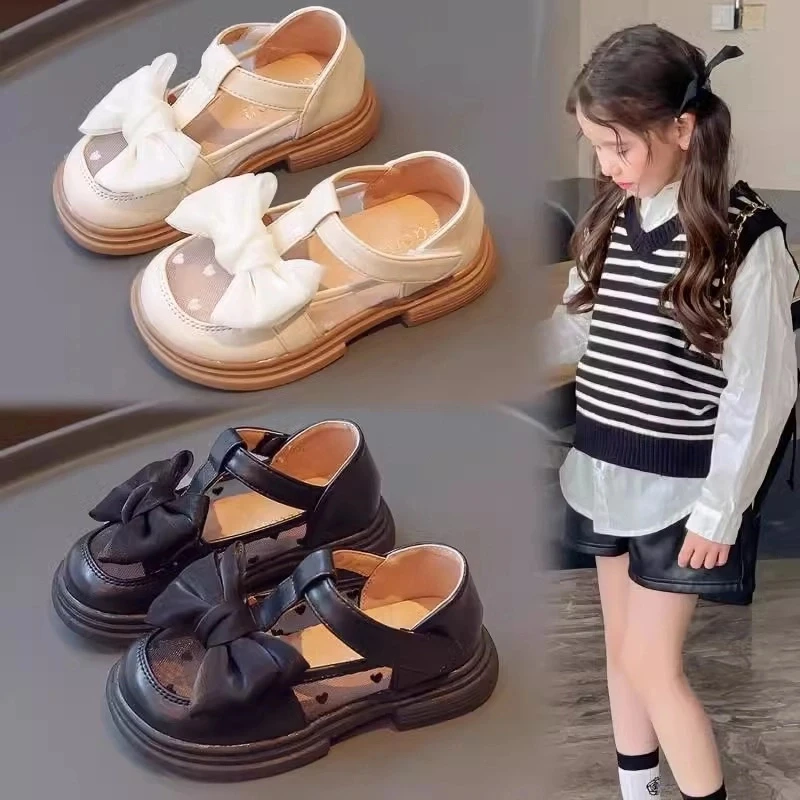 ABC女童凉鞋2025新款夏季儿童包头公主鞋小女孩防滑沙滩鞋软休闲