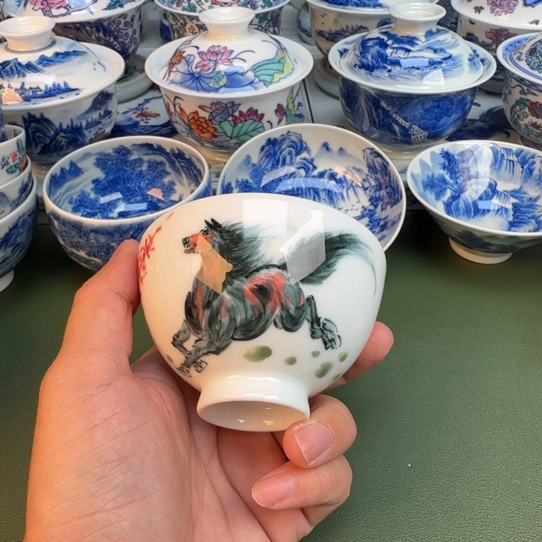 陶纯手工纯手绘茶具274
