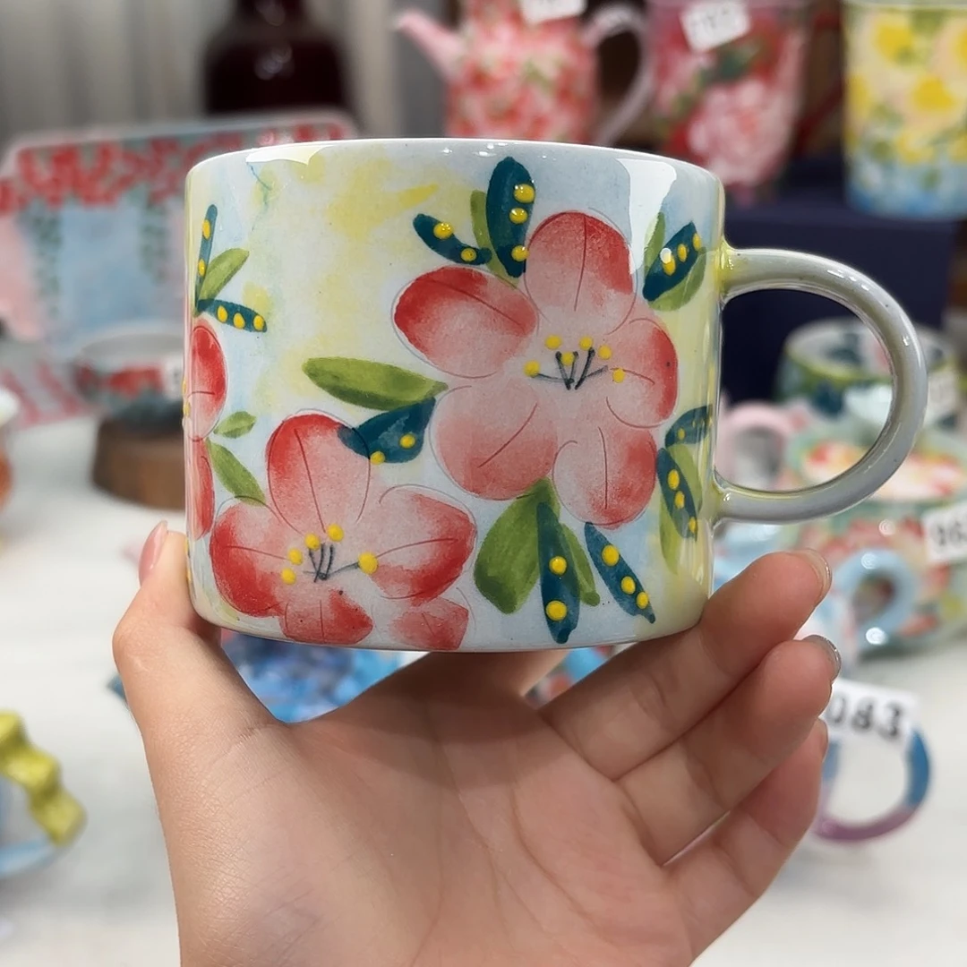 景德镇手绘高温釉下彩陶瓷茶具