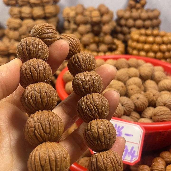 团***赢猴头核桃手串猴头核桃