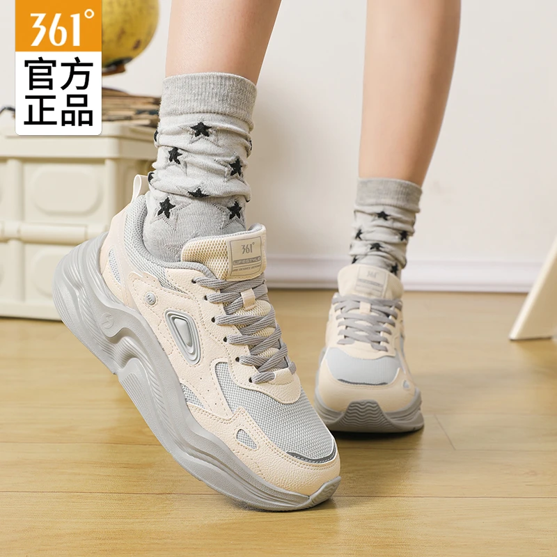 361°女鞋运动鞋女跑步鞋2025夏季新款女鞋网面透气慢跑鞋子休闲鞋