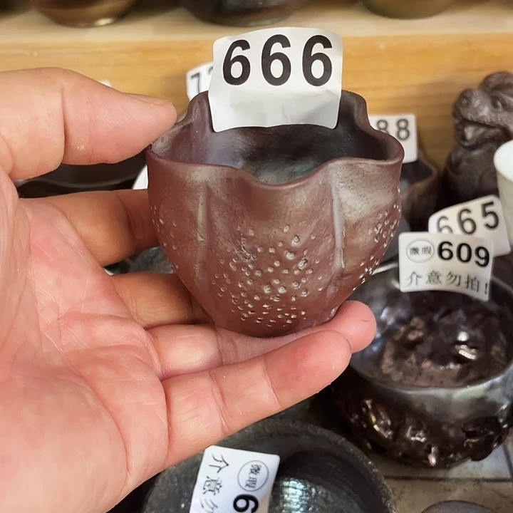 摆件柴烧纯手工666