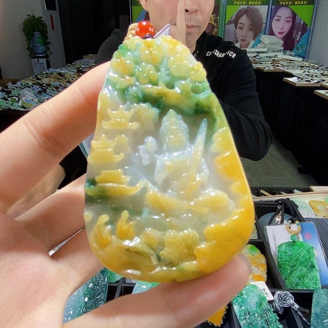 颈饰未镶嵌翡翠翡翠