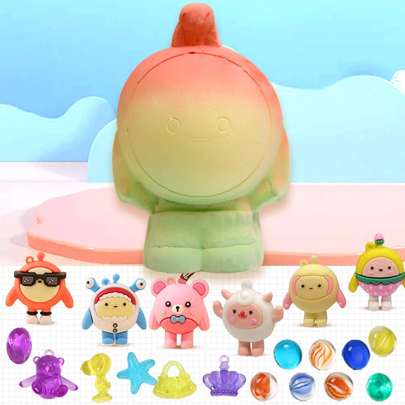 蛋仔派对考古挖掘玩具男孩女孩挖宝石盲盒恐龙化石挖宝藏敲矿石膏