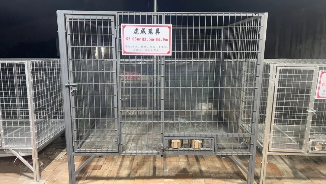 镀锌组装狗笼子适合中大型犬家用加厚加粗室外养殖笼
