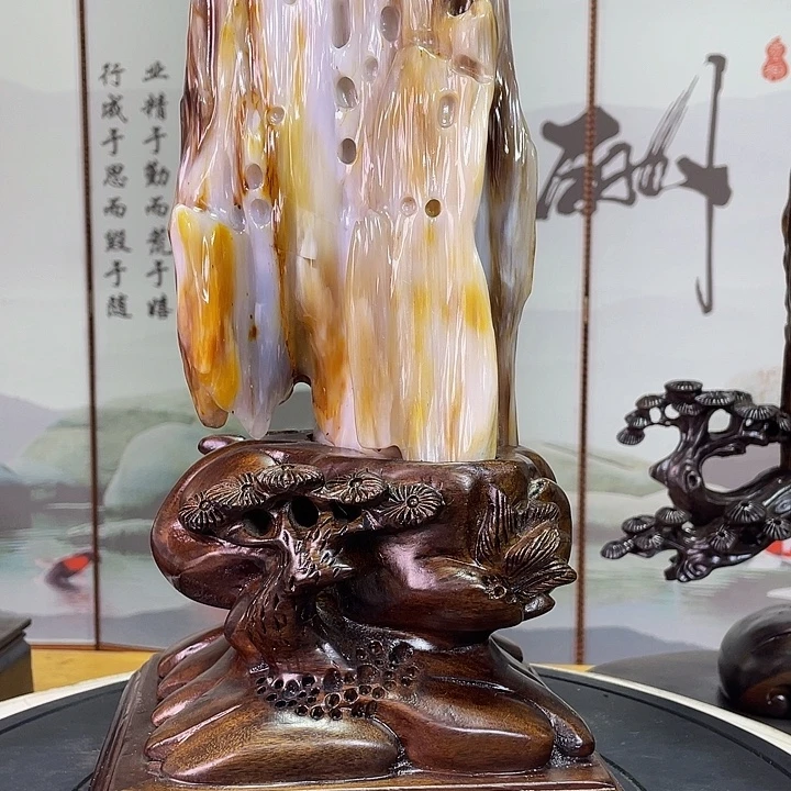 硅化玉未镶嵌珠宝奇石高36