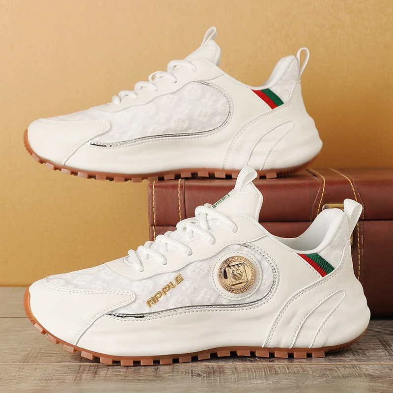 苹果/APPLE 男女情侣款 跑鞋，四季皮面的鞋