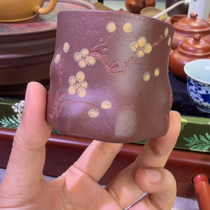 茶杯紫砂嗯哼我爱你们