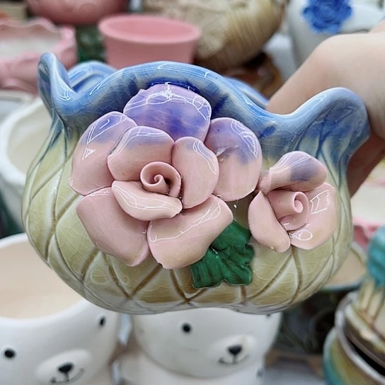 多肉绿植陶瓷花盆