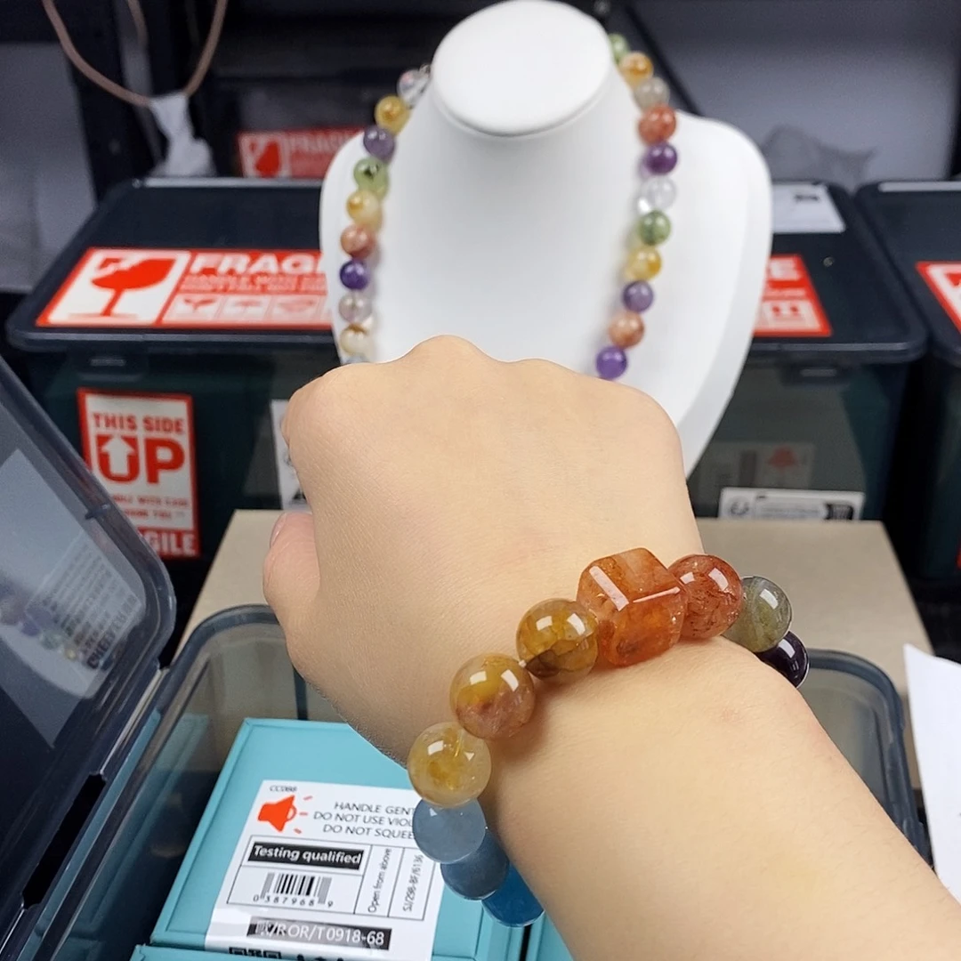 手链银S925镶嵌水晶