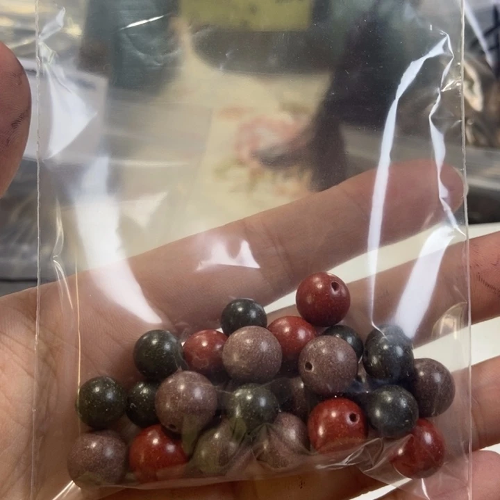 陌***依泥塑0.8的10颗息肌➕紫气➕花蕊1.0的20颗