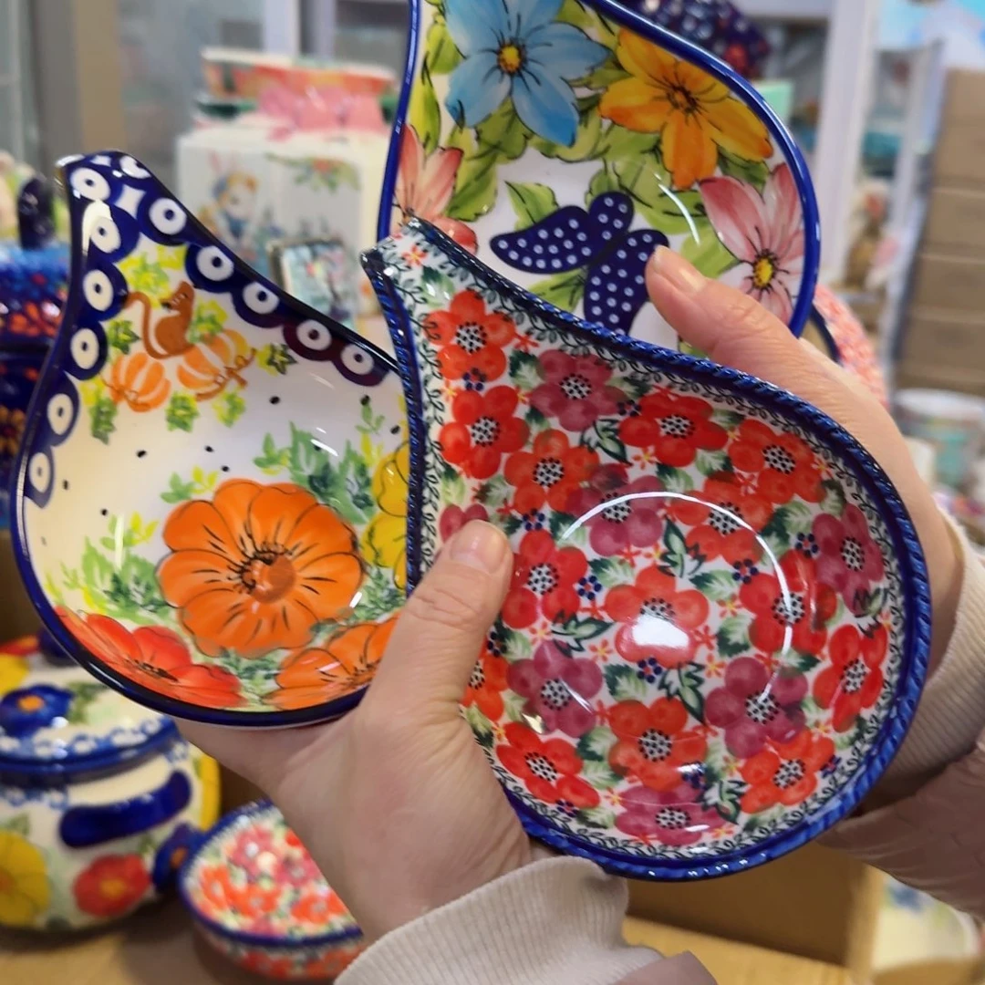 瓷片手柄碟3只看图