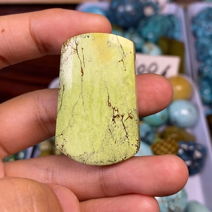 绿松石未镶嵌颈饰