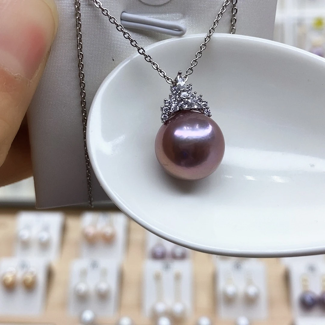 淡水珍珠颈饰合金